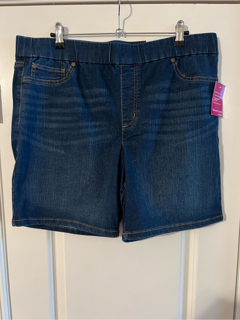 Denim Pull-On Shorts